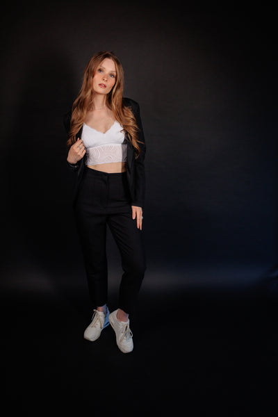 POCKET BRA ,RAVE' weiß