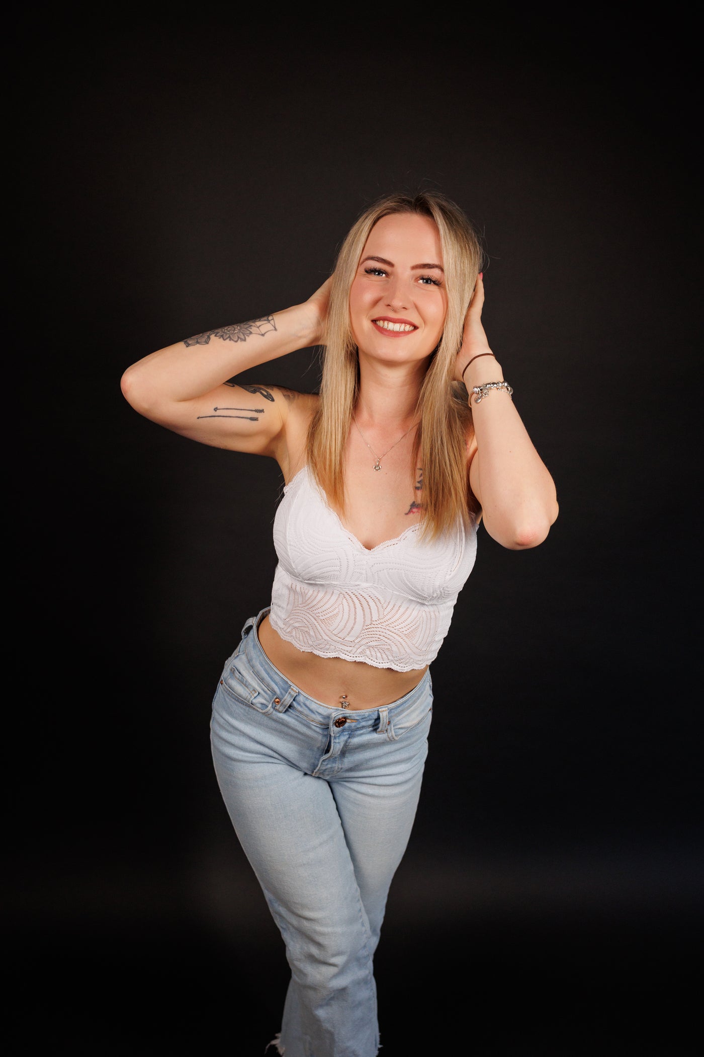 POCKET BRA ,RAVE' weiß